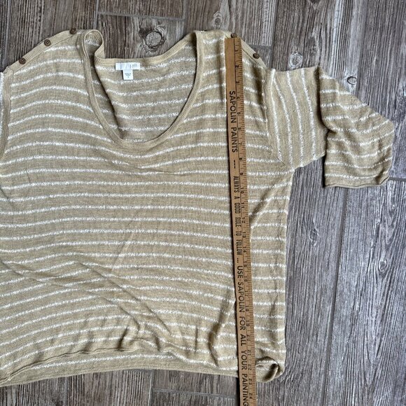 2/$18 SALE!‎ J Jill Sweater Womens S Beach Lagenlook Coquette Coastal Cottage - Picture 8 of 9